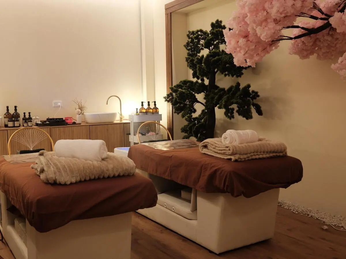 Serene Japanese-inspired wellness sanctuary in Melbourne with sakura garden